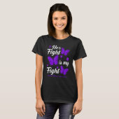 Her Fight Is My Fight Crohn's Disease Awareness Bu Tシャツ (正面フル)
