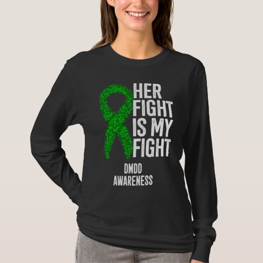 Her Fight Is My Fight DMDD Awareness Tシャツ (正面)