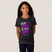 Her Fight Is My Fight Domestic Violence Awareness Tシャツ (正面フル)