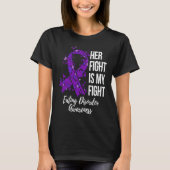 Her Fight Is My Fight Eating Disorder Awareness Tシャツ (正面)