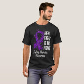 Her Fight Is My Fight Eating Disorder Awareness Tシャツ (正面フル)