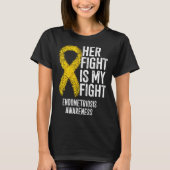 Her Fight Is My Fight Endometriosis Awareness Tシャツ (正面)