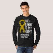Her Fight Is My Fight Endometriosis Awareness Tシャツ (正面フル)