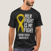 Her Fight Is My Fight Endometriosis Awareness Tシャツ (正面)