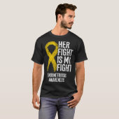 Her Fight Is My Fight Endometriosis Awareness Tシャツ (正面フル)