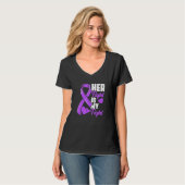 Her Fight Is My Fight Epilepsy Survivor Epilepsy A Tシャツ (正面フル)