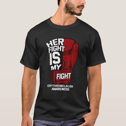 Her Fight Is My Fight Erythromelalgia Mitchell's D Tシャツ (正面)