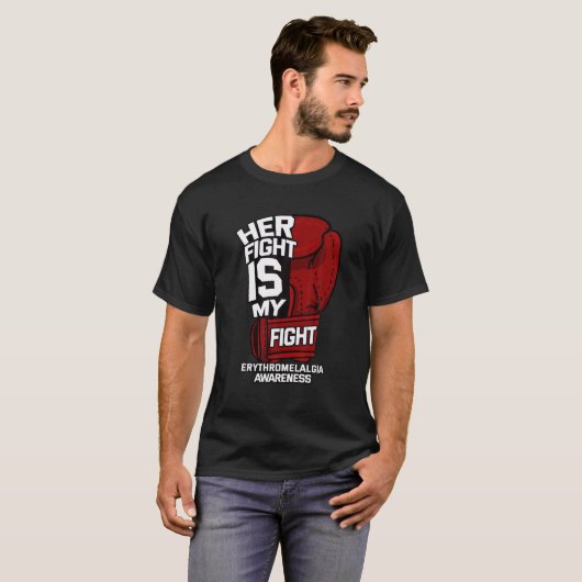 Her Fight Is My Fight Erythromelalgia Mitchell's D Tシャツ (正面フル)