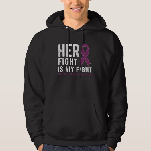 Her fight is my fight Honors Caregivers パーカ (正面)
