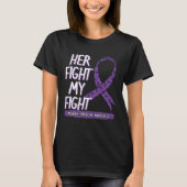 Her Fight Is My Fight Moebius Syndrome Mobius Surv Tシャツ (正面)