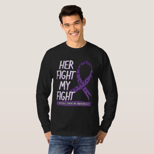 Her Fight Is My Fight Moebius Syndrome Mobius Surv Tシャツ (正面フル)