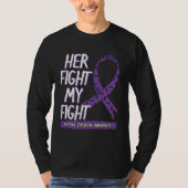 Her Fight Is My Fight Moebius Syndrome Mobius Surv Tシャツ (正面)