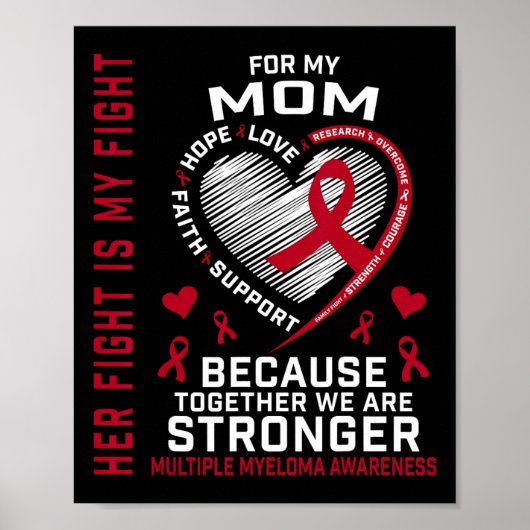 Her Fight Is My Fight Mom Multiple Myeloma Awarene ポスター (正面)
