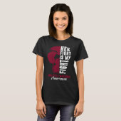 Her Fight Is My Fight Multiple Myeloma Awareness S Tシャツ (正面フル)