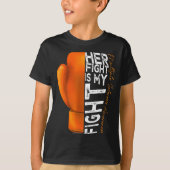 Her Fight Is My Fight Multiple Sclerosis Awareness Tシャツ (正面)