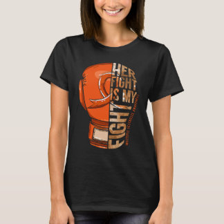 Her Fight Is My Fight Multiple Sclerosis Orange Ri Tシャツ