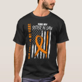 Her Fight Is My Fight Sister In Law Leukemia Aware Tシャツ (正面)