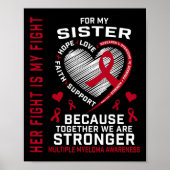 Her Fight Is My Fight Sister Multiple Myeloma Awar ポスター (正面)