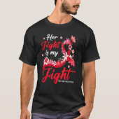 Her Fight Is My Fight Stroke Awareness Tシャツ (正面)
