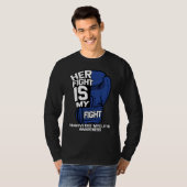 Her Fight Is My Fight Transverse Myelitis Warrior  Tシャツ (正面フル)