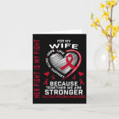 Her Fight Is My Fight Wife Multiple Myeloma Awaren カード (黄色い花)