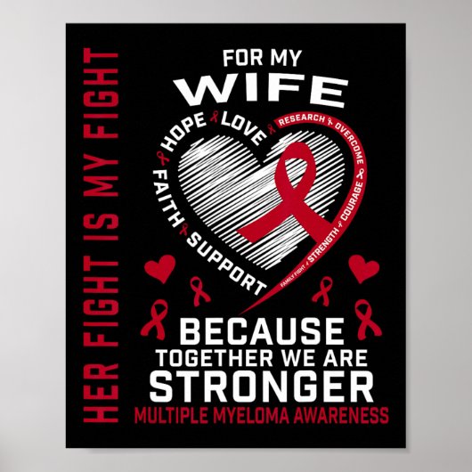 Her Fight Is My Fight Wife Multiple Myeloma Awaren ポスター (正面)