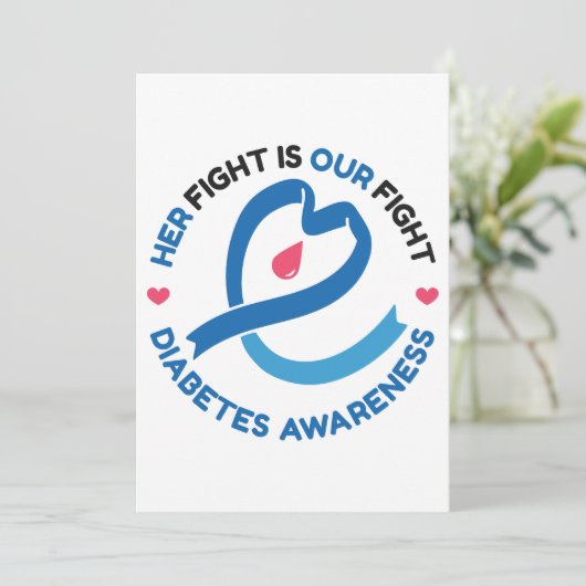 Her Fight Is Our Fight – Diabetes Awareness 招待状 (スタンド正面)