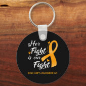Her Fight Is Our Fight Rsd Crps Awareness キーホルダー (正面)