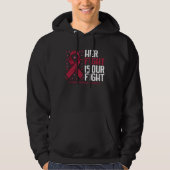 Her Fight our fight Multiple Myeloma Awareness パーカ (正面)