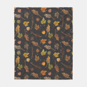 Her Four Seasons – Autumn Pattern フリースブランケット (正面)
