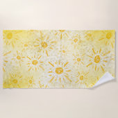 Her Four Seasons – Summer Pattern ビーチタオル (正面)