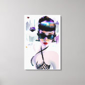 Her Future Peaks キャンバスプリント (正面)