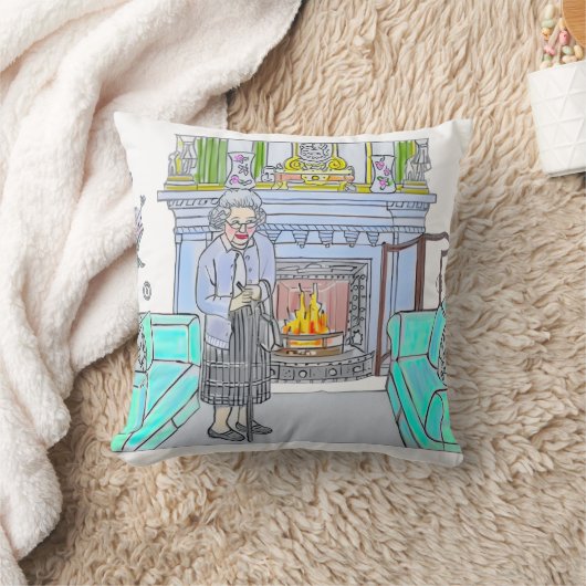 Her Majesty, Queen Elizabeth II クッション (ブランケット)