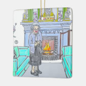 Her Majesty, Queen Elizabeth II セラミックオーナメント (左)