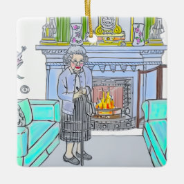 Her Majesty, Queen Elizabeth II セラミックオーナメント