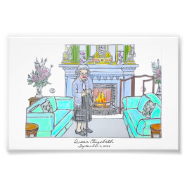 Her Majesty, Queen Elizabeth II フォトプリント