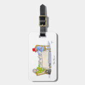 Her Majesty, Queen Elizabeth II ラゲッジタグ (正面縦)