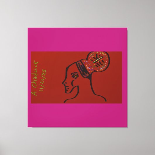 Her Name Is Light キャンバスプリント (正面)