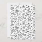 Her New Chapter Begins Book themed Bridal Shower 招待状 (裏面)