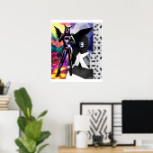 Her New Memphis Design Party ポスター (ホームオフィス)