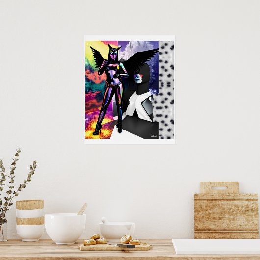 Her New Memphis Design Party ポスター (キッチン)