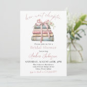 Her Next Chapter Bridal Shower Invitation Template 招待状 (スタンド正面)