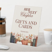 Her Next Chapter Fall Book Theme Bridal Shower 台座サイン (インサイチュ)