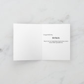 Her Next Chapter Floral Books Graduation Card 招待状 (内部)