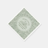Her Next Chapter Green Book Club Bridal Shower スタンダードカクテルナプキン (角)
