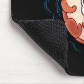 Her Otter Half Pun Romantic Couple Valentine's Day マウスパッド (コーナー)