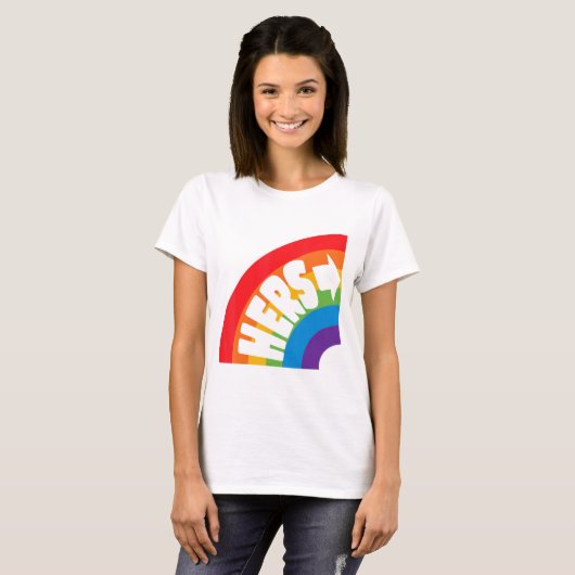 Her Rainbow Arrow Tシャツ (正面フル)
