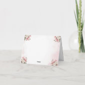 Her royal five-ness Princess Birthday Castle サンキューカード (裏面)