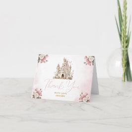 Her royal five-ness Princess Birthday Castle サンキューカード