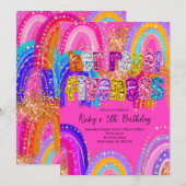 Her Royal Fiveness Birthday Invitation 招待状 (正面/裏面)